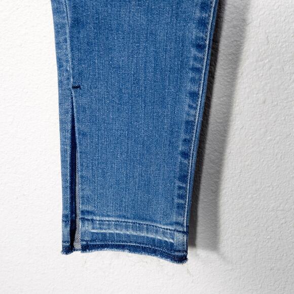 J Brand Women’s Maria Jeans Model Off Duty Quiet Luxury High Rise Raw Hem 23 - Picture 6 of 10